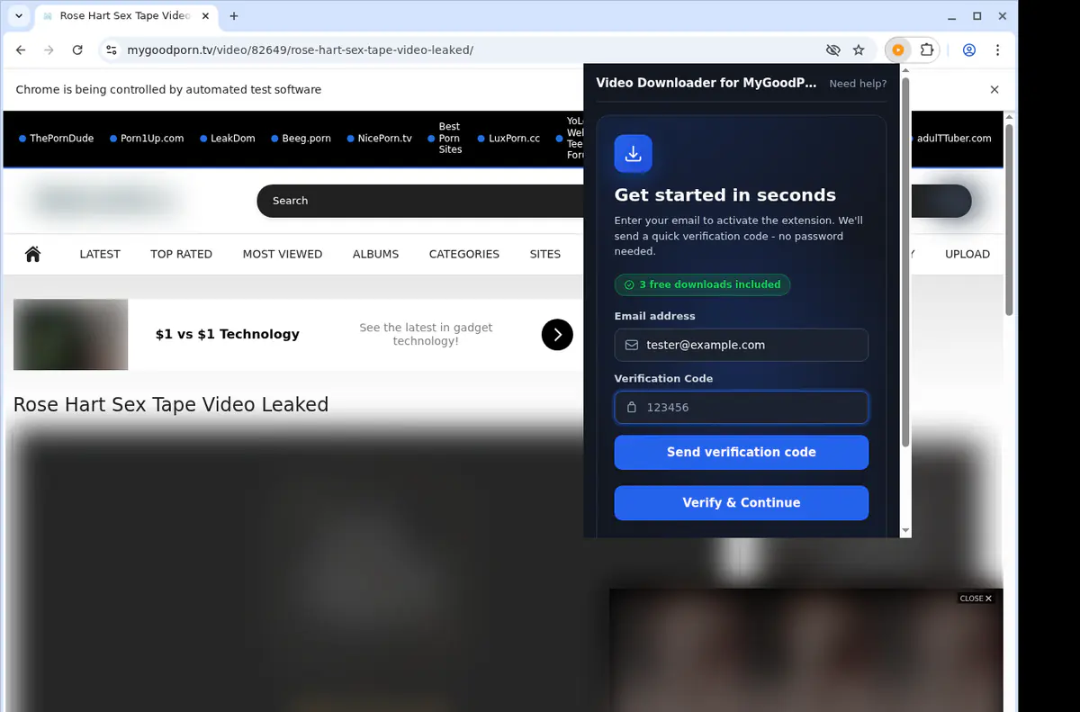 Mygoodporn Video Downloader screenshot 4